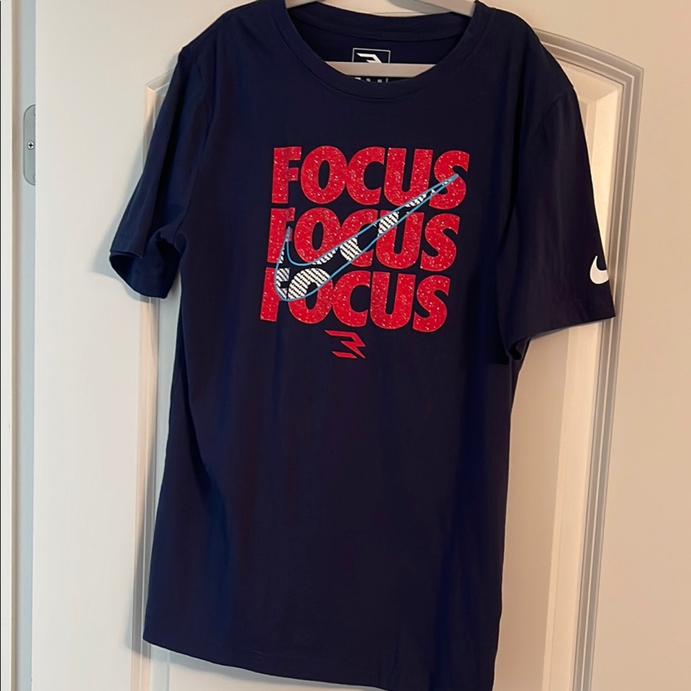 Boy’s Nike Blue and Red Focus Graphic Tee